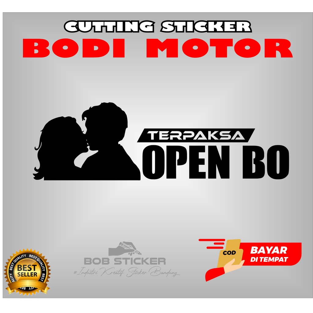 Jual cutting stiker viral / sticker open bo / stiker variasi bodi motor |  Shopee Indonesia