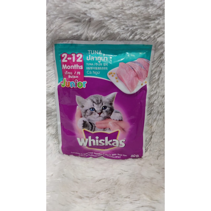 Whiskas junior tuna sachet hotsell