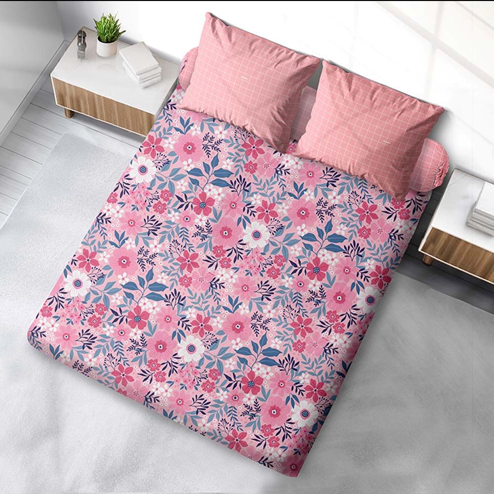 Jual ALL NEW MY LOVE Sprei King Fitted 180x200 Ilona | Shopee Indonesia