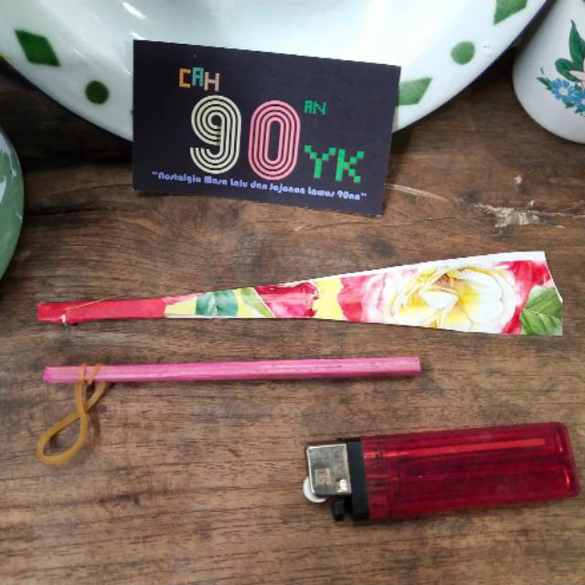 Jual KITIRAN BAMBU 3PCS . Jedetan Kertas. Slepetan Karet. Kitiran Paser ...