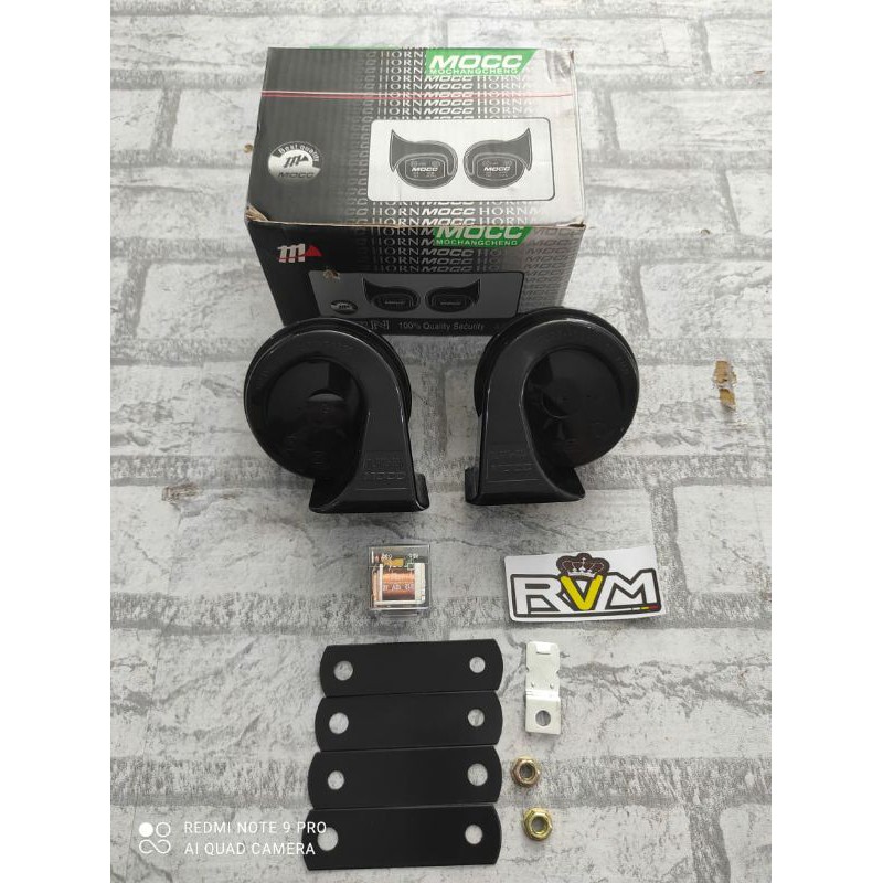 Jual Klakson Keong Mobil Dan Motor High Quality Merk MOCC Black Series