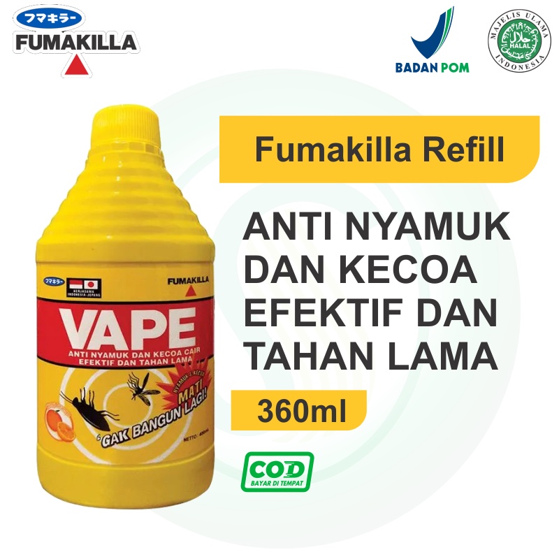 Jual Fumakilla Refil Liquid Anti Nyamuk Dan Kecoa 360ml Shopee Indonesia 7747