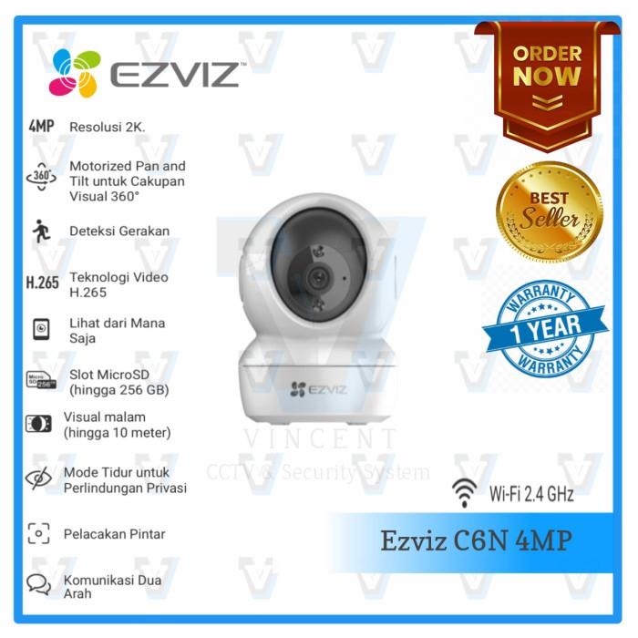 Jual Ezviz C6N 4Mp 2K Smart Wifi Pan&Tilt Camera | Shopee Indonesia