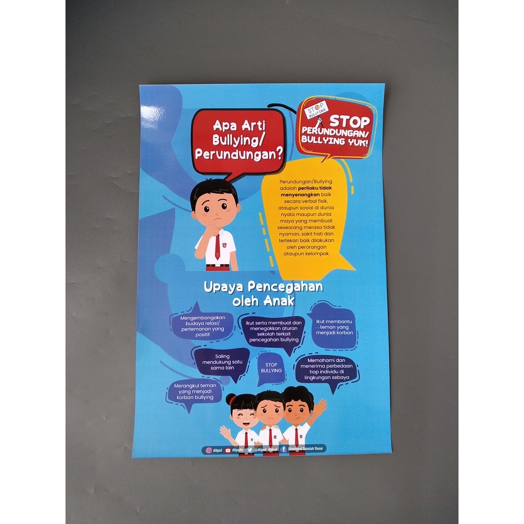 Jual Poster Stop Bullying (C), Poster Sekolah, Poster Kekerasan Anak ...