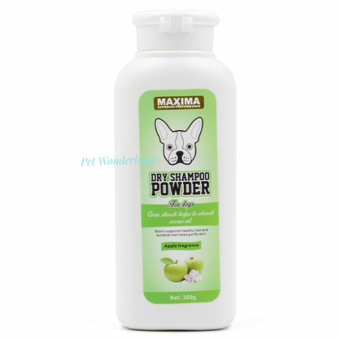 Jual Maxima Dry Powder Dog Shampoo Apple 150g Bedak Mandi Kering Anjing Shopee Indonesia