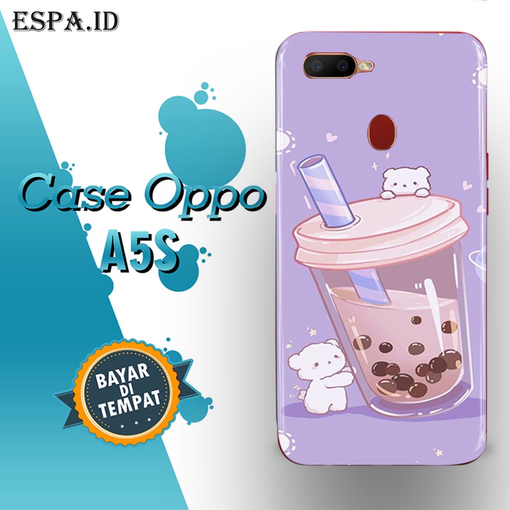 Softcase Oppo A5s Stylish Back Cover OPPO A5S A7 A12 A11K F9 Pro