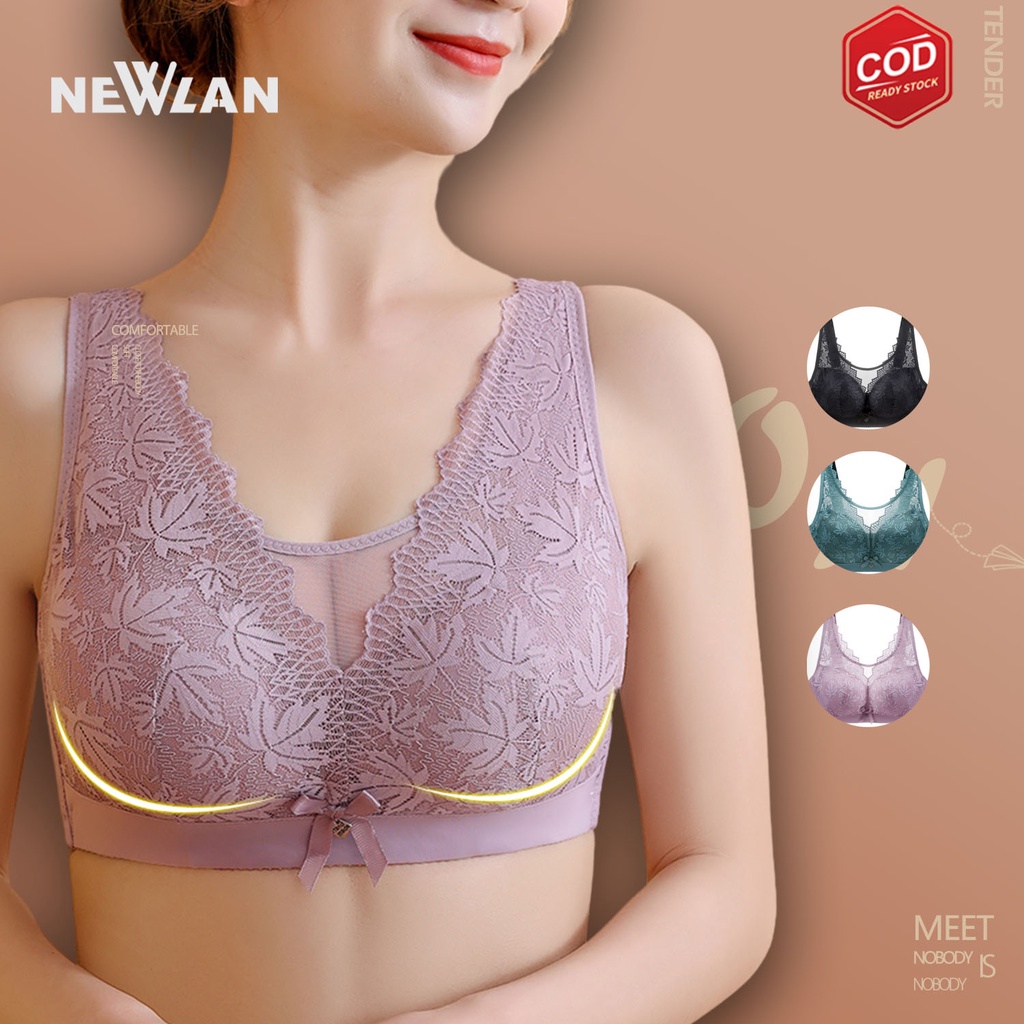 Jual Newlan WX023 Bra Tanpa Kawat Seamless Busa Tipis Cup BC Seamless Bra  Kemben Sport Bralette Bra Jumbo Luxury BH Cup C Pengencang Payudara |  Shopee Indonesia
