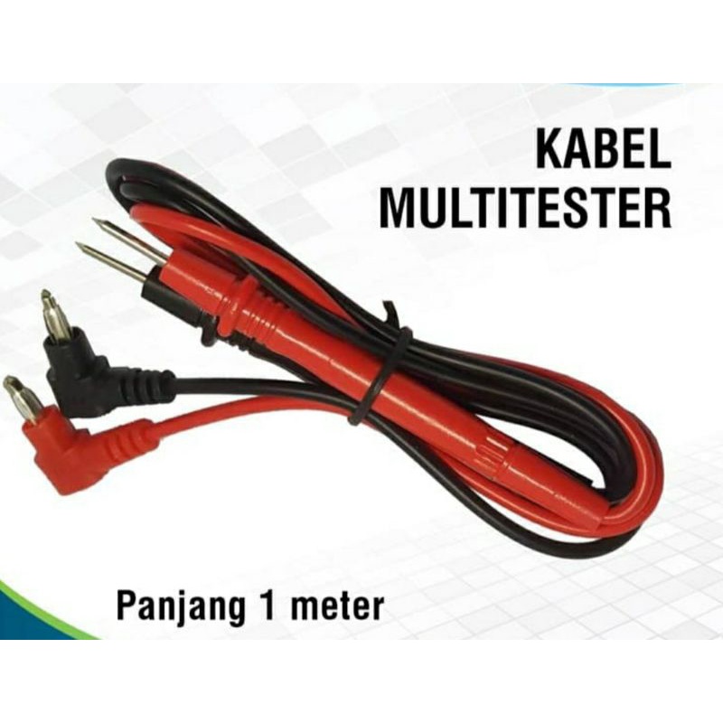 Jual KABEL PROBE MULTIMETER BANANA PLUG KE JARUM ATAU CAPIT JEPIT BUAYA ...