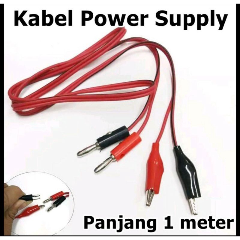 Jual CABLE POWER SUPPLY HITAM MERAH KABEL POWER SUPLAI SUPLY plus