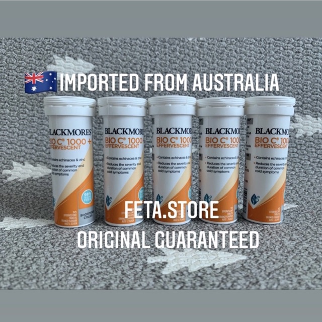 Jual Blackmores Vitamin C 1000 Echinacea + Zinc 10 Effervescent Tablets