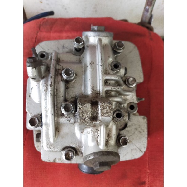Jual Block Blok Selinder kop Cylinder head Thunder 125 original mulus ...