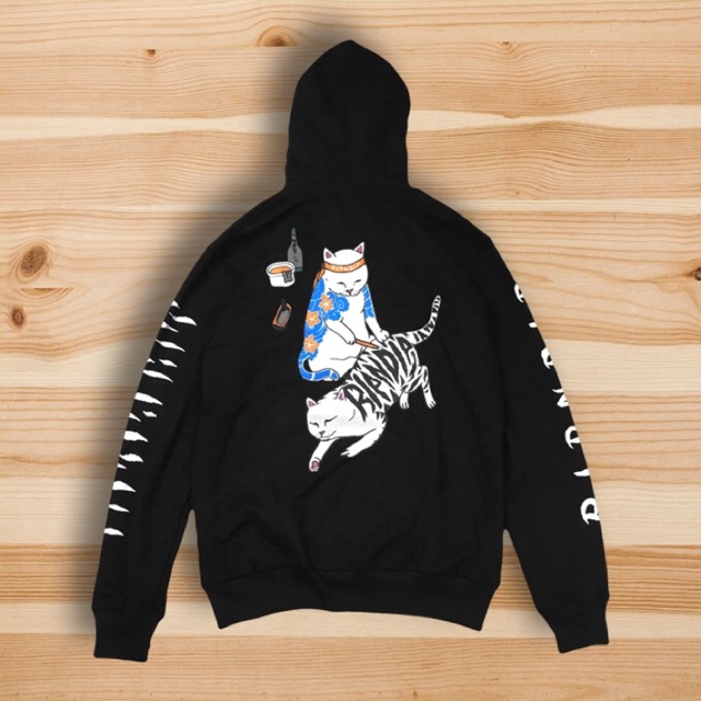 Jual Hoodie Ripndip Tattoo Nermal Black Shopee Indonesia