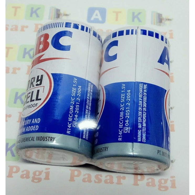 Jual baterai ABC tanggung R14C (1.5 volt) | Shopee Indonesia