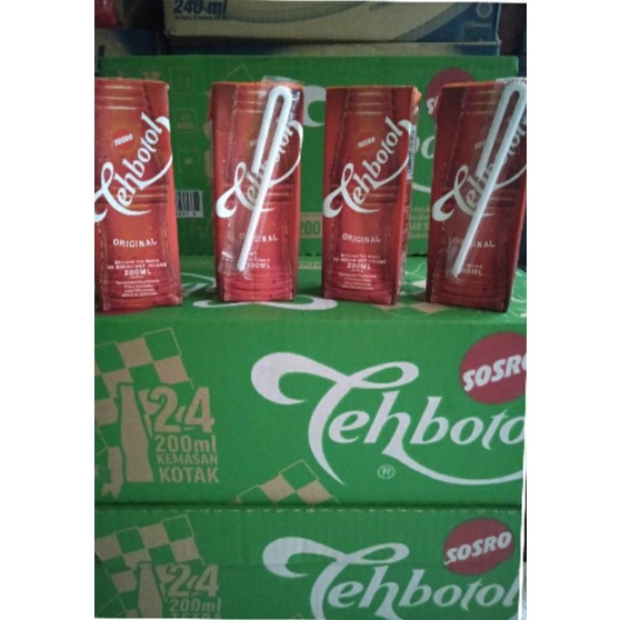 Jual teh botol kotak 200 ml | Shopee Indonesia