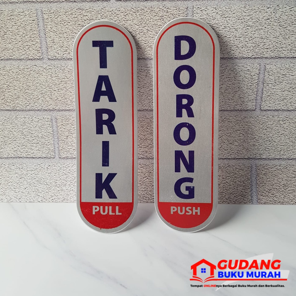 Jual Stiker Pintu Tarik Dorong Set Isi Ruangan Kantor Stiker Vinly Stiker Murah