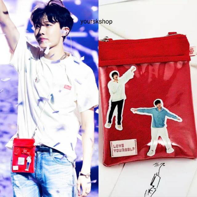 OFFICIAL Red Sling bag BTS J HOPE LYS