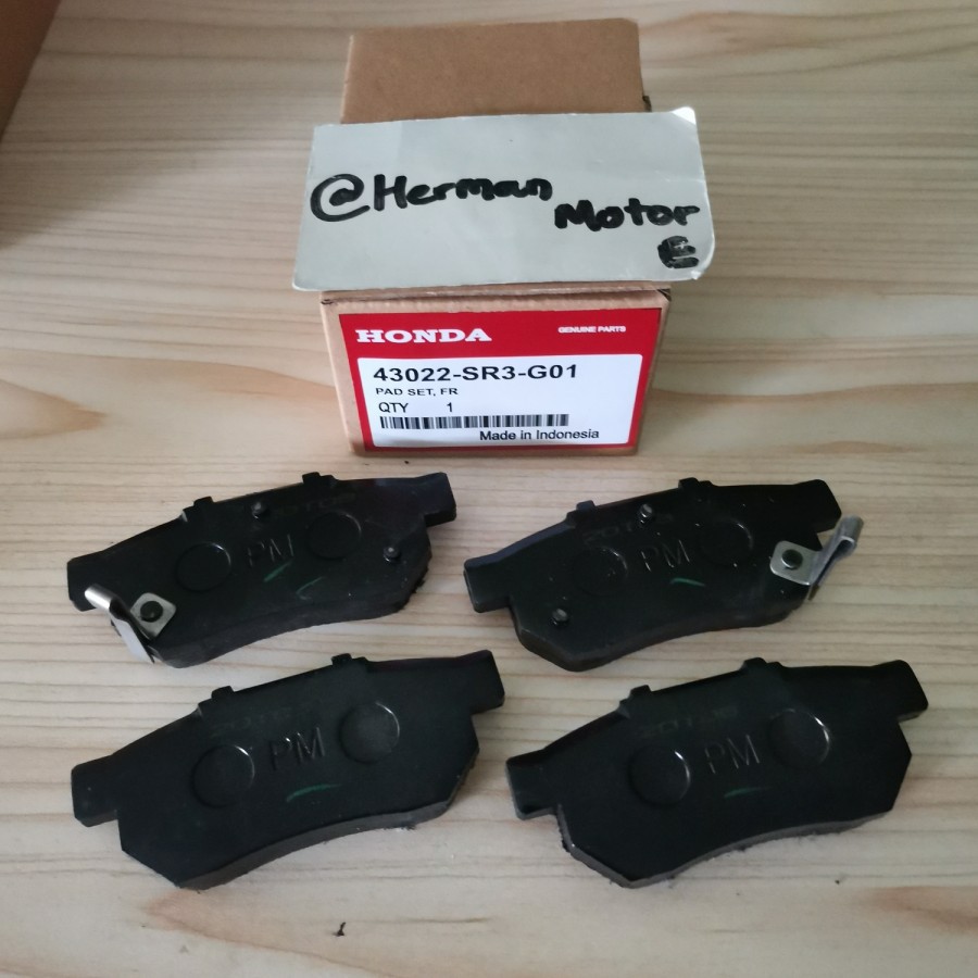 Jual Brake pad kampas rem belakang 1set 43022SR3G01 Honda Jazz GD3