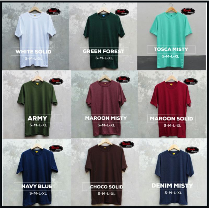 Jual kaos polos | Shopee Indonesia