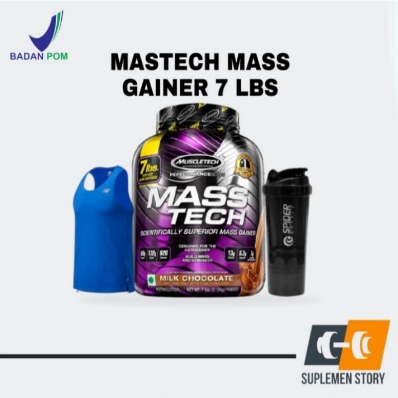 Jual Muscletech Masstech Mass Gainer 7 Lbs Susu Gainer Susu Protein Susu Gym Penambah Berat 9726