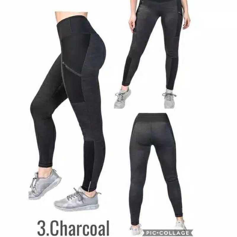 23 001 Active Life Womens Soft Warm With Side Pocket Fleece Lined Leggings