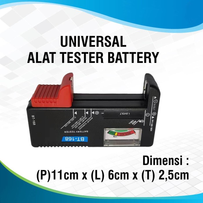 Jual Alat Cek Batre / Tester Battery ANALOG BT-168 Universal | Shopee ...