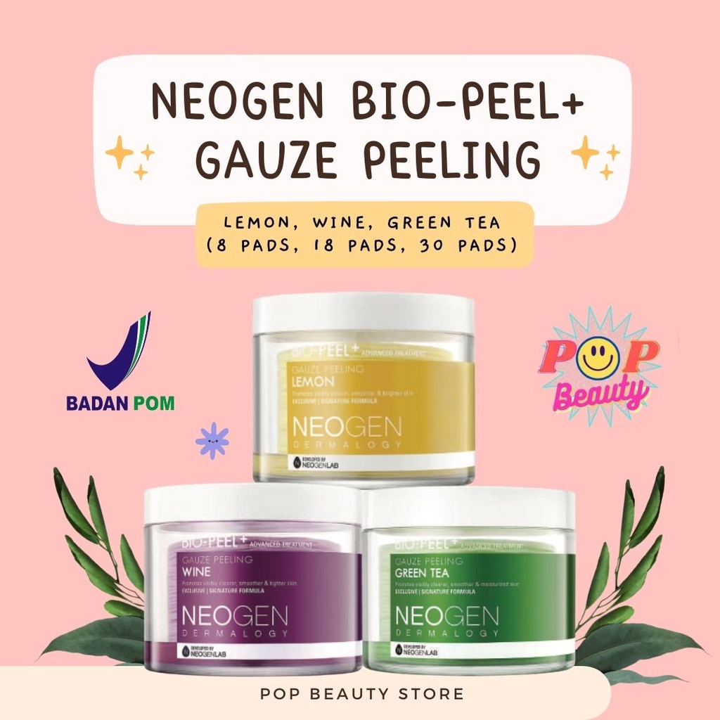 Jual NEOGEN DERMALOGY Bio Peel Gauze Peeling Pad Lemon Wine Green Tea 8