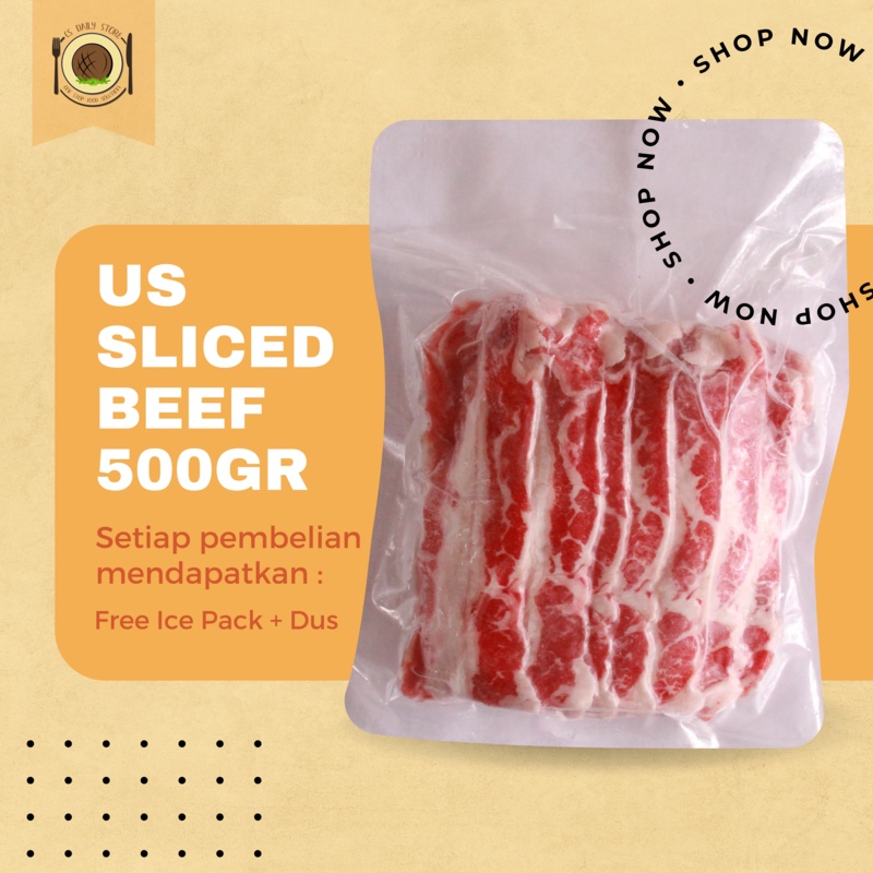 Jual Us Slice Juicy Sliced Beef Shortplate Us Shopee Indonesia