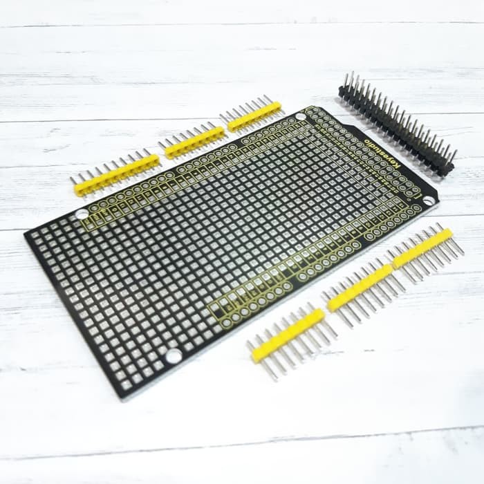 Jual Mega2560 PCB Prototype Shield Dual Layer Protoshield + MALE Pin ...