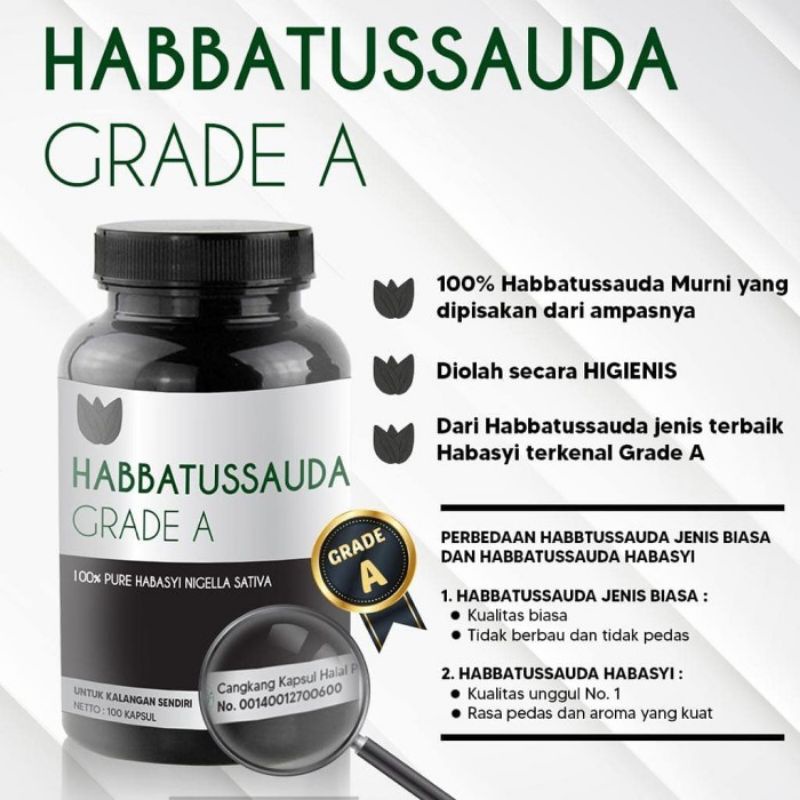 Jual SUPLEMEN HERBAL Habbatussauda Grade A Jenis Habasyi Dari Ethiopia ...