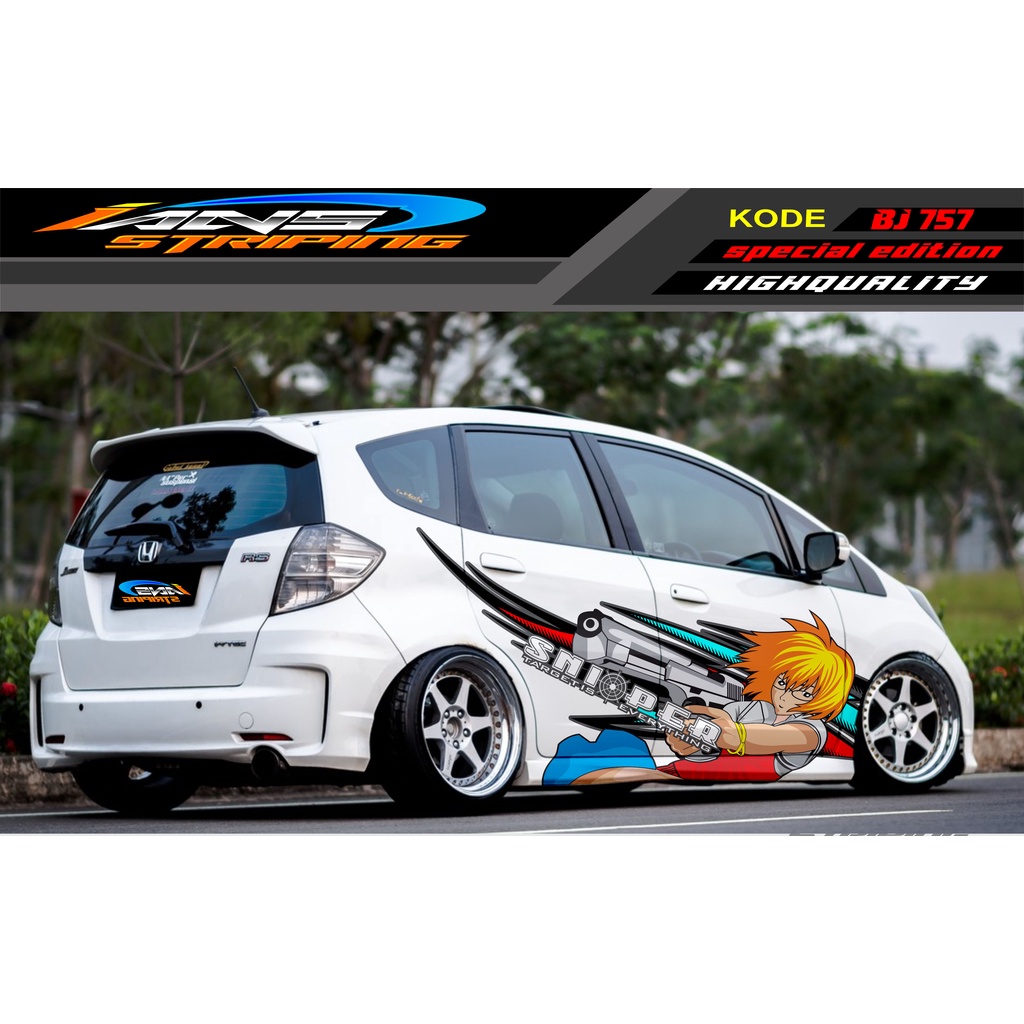 Jual STICKER MOBIL HONDA BRIO AGYA JAZZ AVANZA YARIS / DECAL STICKER ...