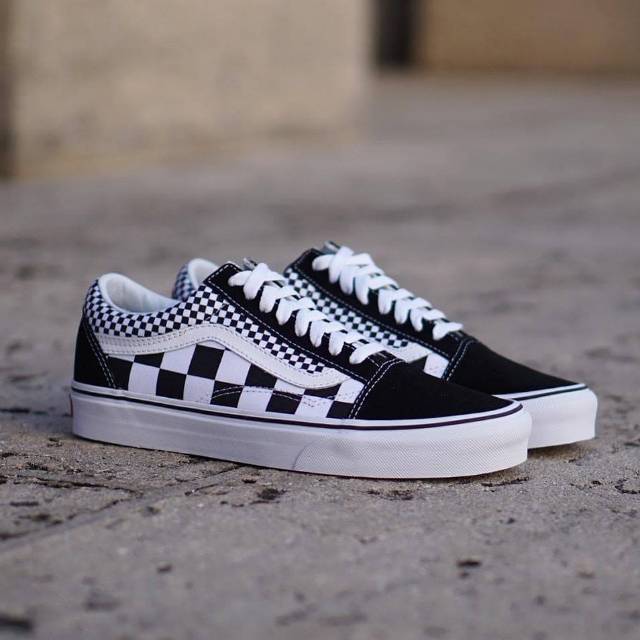 Jual vans old skool checkerboard mix size 39 43 Shopee Indonesia