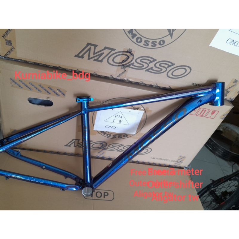 Jual Frame Mtb Mosso 7583 XCT plus headset | Shopee Indonesia