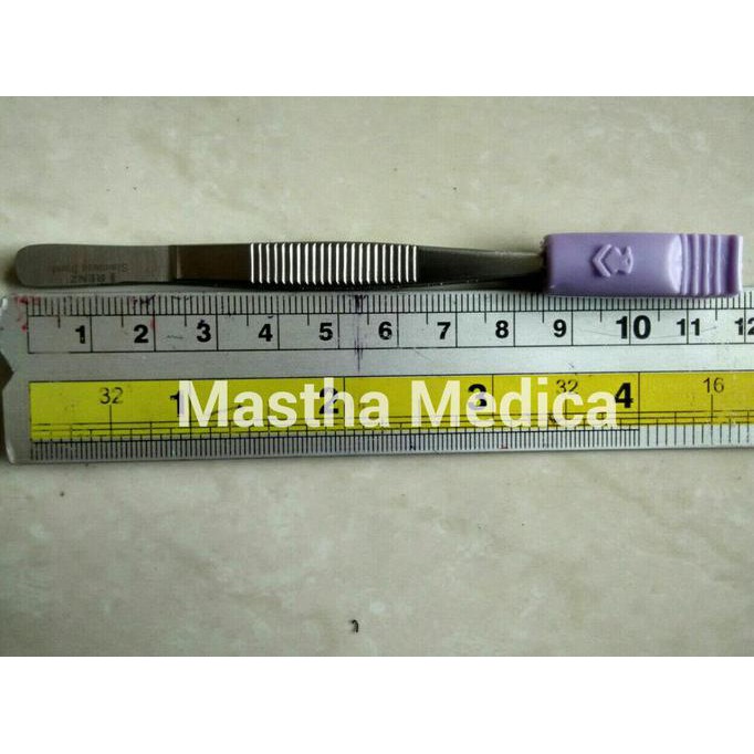 Jual Pinset Anatomis Renz 10/10,5/ 11 cm Anatomical anatomi Dressing ...