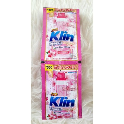 Jual (Renteng)So klin liquid detergent renceng 22 ml x 12pcs | Shopee ...