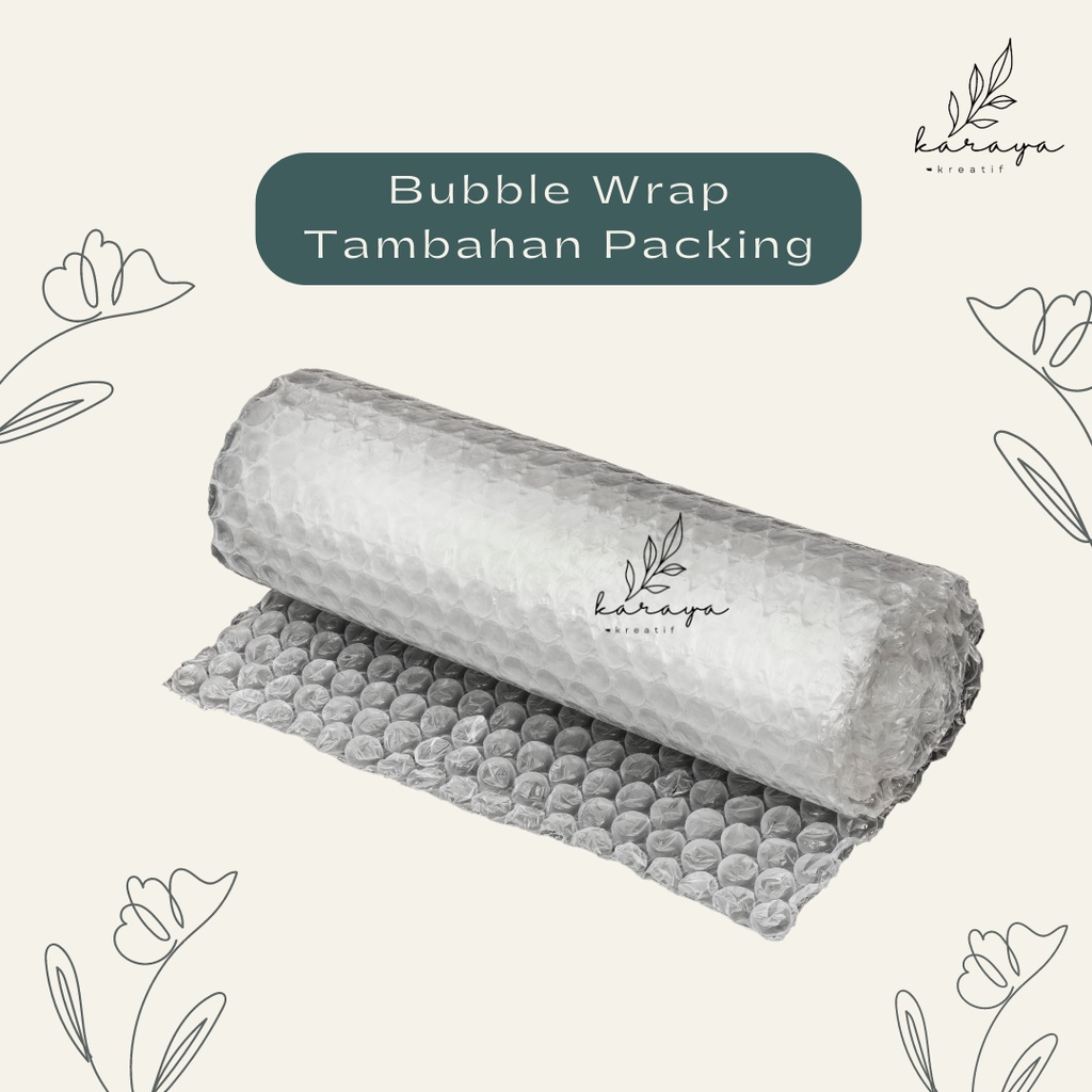 Jual BUBBLE WRAP ⚠️ HANYA untuk TAMBAHAN PACKING PRODUK⚠️ tidak dijual