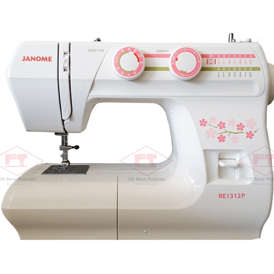 Jual Mesin Jahit Janome RE 1312 Serbaguna Portable Multifungsi Putih Shopee Indonesia