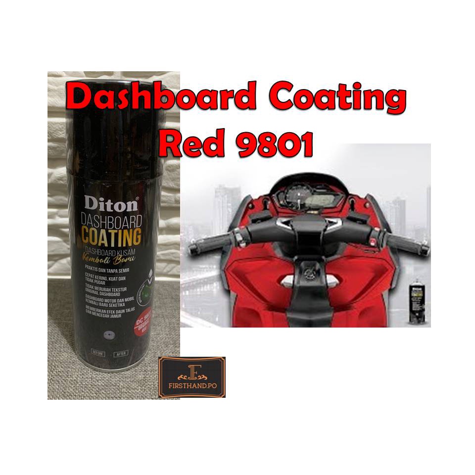 Jual Cat Semprot Diton Premium Dashboard Coating Original Red Dc Shopee Indonesia