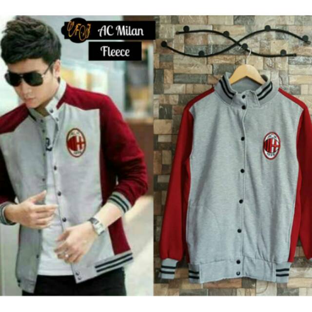 Jual Jaket ac milan (jaket bola) | Shopee Indonesia