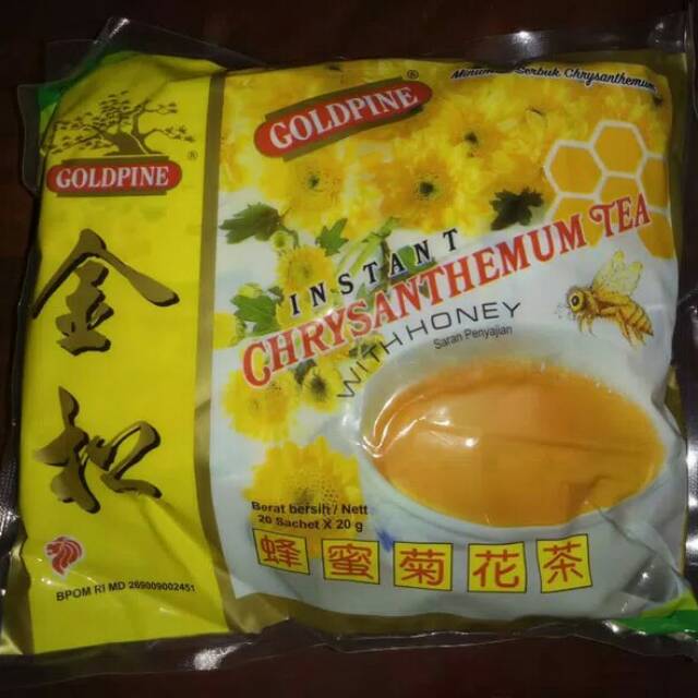 Jual Teh Kembang Bunga Krisan Chrysanthemum Tea Instant Goldpine 20 Sachet Shopee Indonesia 4448