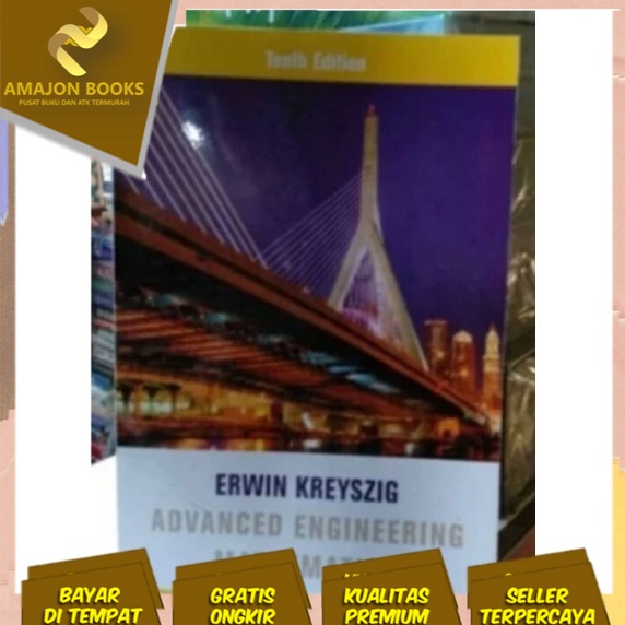 Jual Advanced Engineering Mathematics 10th Edition By Erwin Kreyszig ...