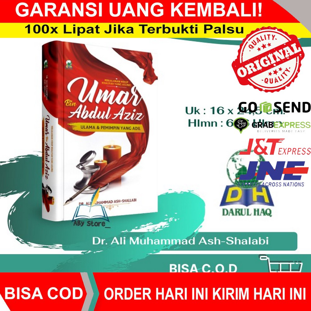 Jual BUKU Perjalanan Hidup Khalifah Yang Agung Umar Bin Abdul Aziz ...