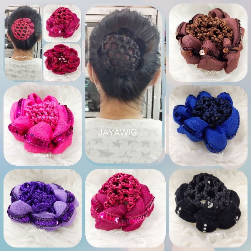 Jual Harnet Cepol Hairnet Cepol Rambut Motif | Shopee Indonesia