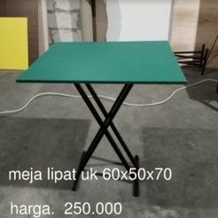 Jual Meja Lipat Folding Portable 60x50x70 Papan Kayu Multipleks ...