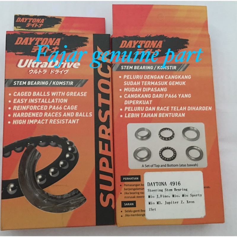 Jual Stem bearing komstir racing mio mio j mio m3 jupiter 100 original