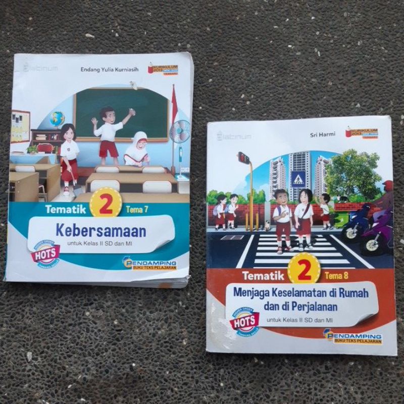 Jual buku Tematik sd kelas 2 tema 1.2.3.4.5.6.7.8 revisi Kurikulum 13 ...