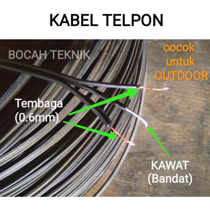 Jual Kabel Telpon Kabel Telfon Telepon Telkom Kabel Outdoor