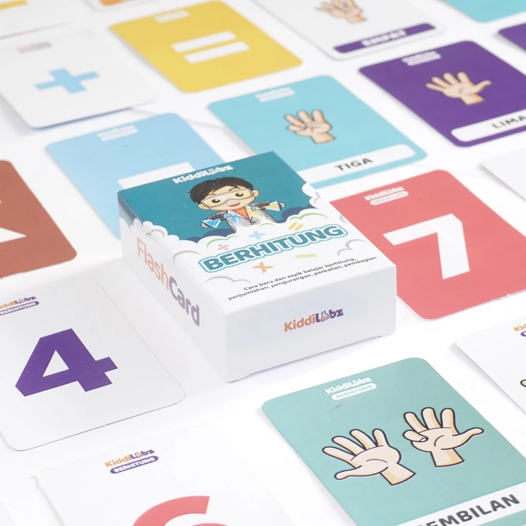 Kartu Belajar Berhitung - 5