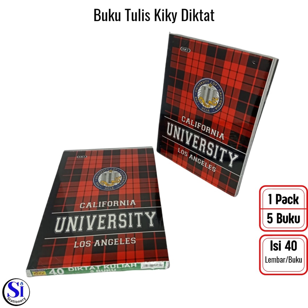 Jual Buku Tulis Kiky Diktat University Lembar Pack Isi Pcs Shopee Indonesia