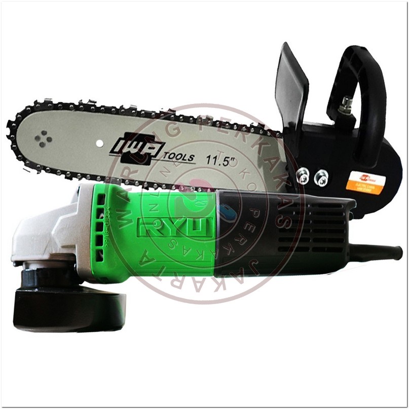 Jual 2in1 RYU RSG100-3 + IWA CHAIN SAW PAKET MESIN GURINDA PLUS ...