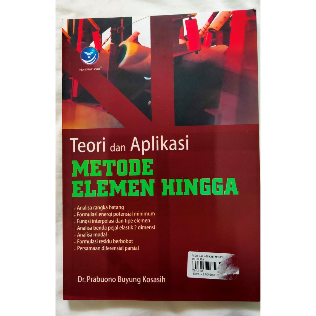 Jual [BUKU BEKAS] Teori Dan Aplikasi Metode Elemen Hingga | Shopee ...